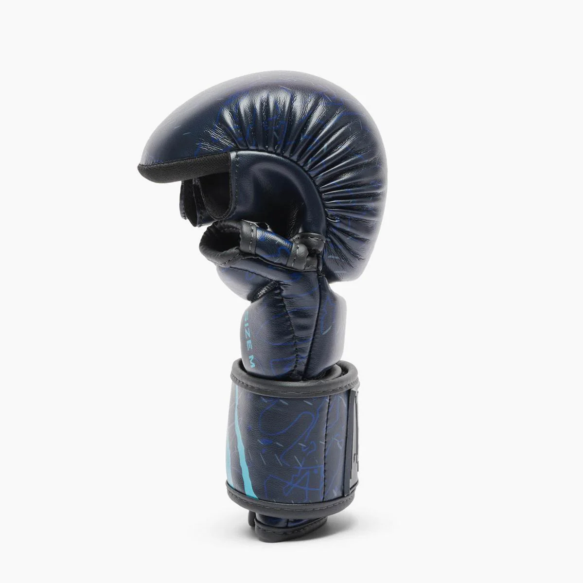 Rękawice MMA Leone Primal Instinct Trening GP116 z niebieskim kciukiem  - Image 3
