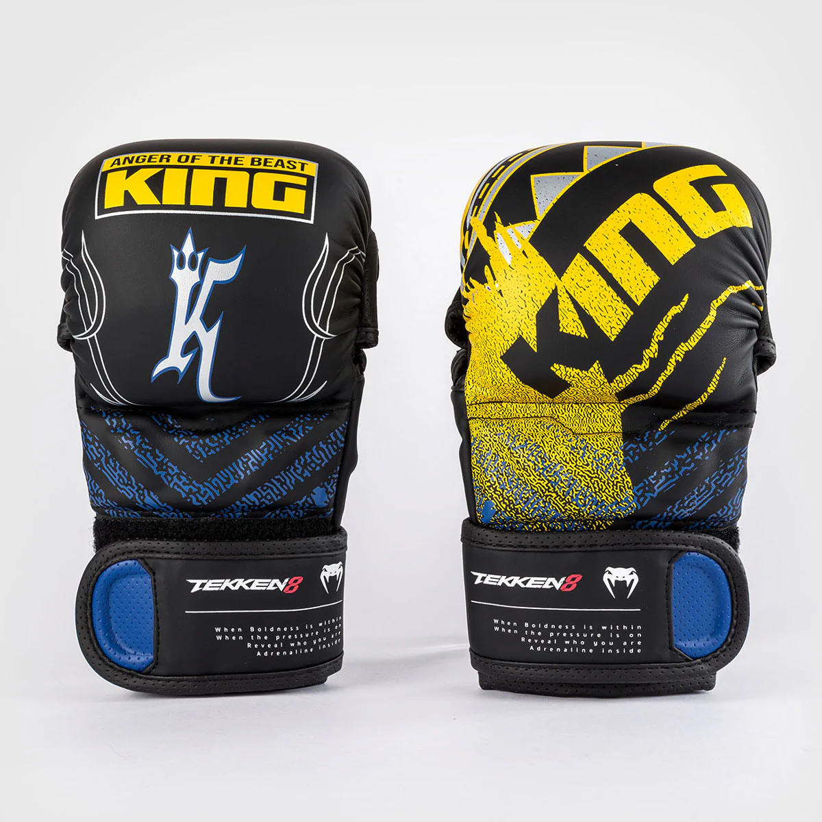 Rękawice MMA Tekken 8 King Czarno-żółty  - Image 3