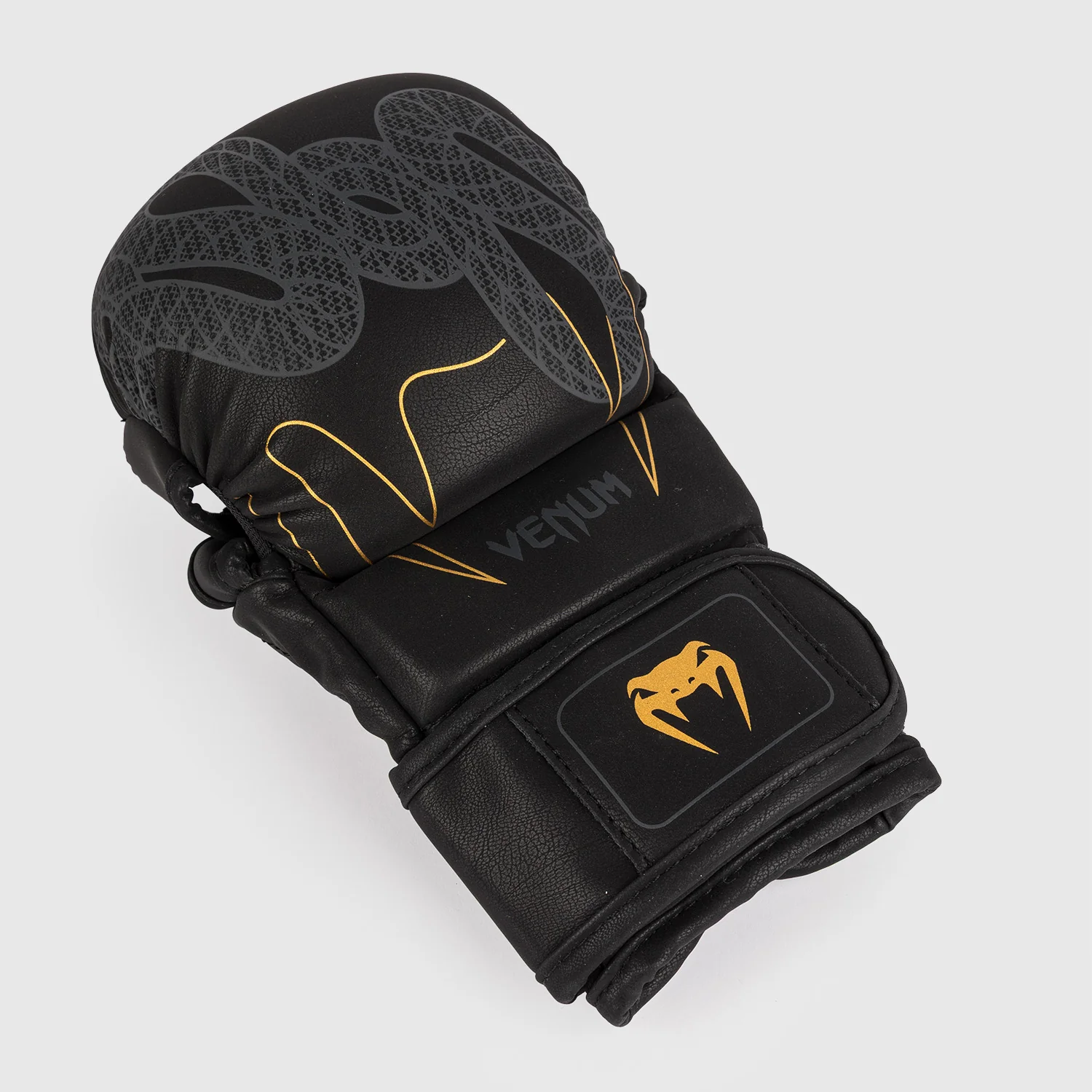 Rękawice MMA 7 Oz Venum Serpenti Czarny sparing  - Image 3