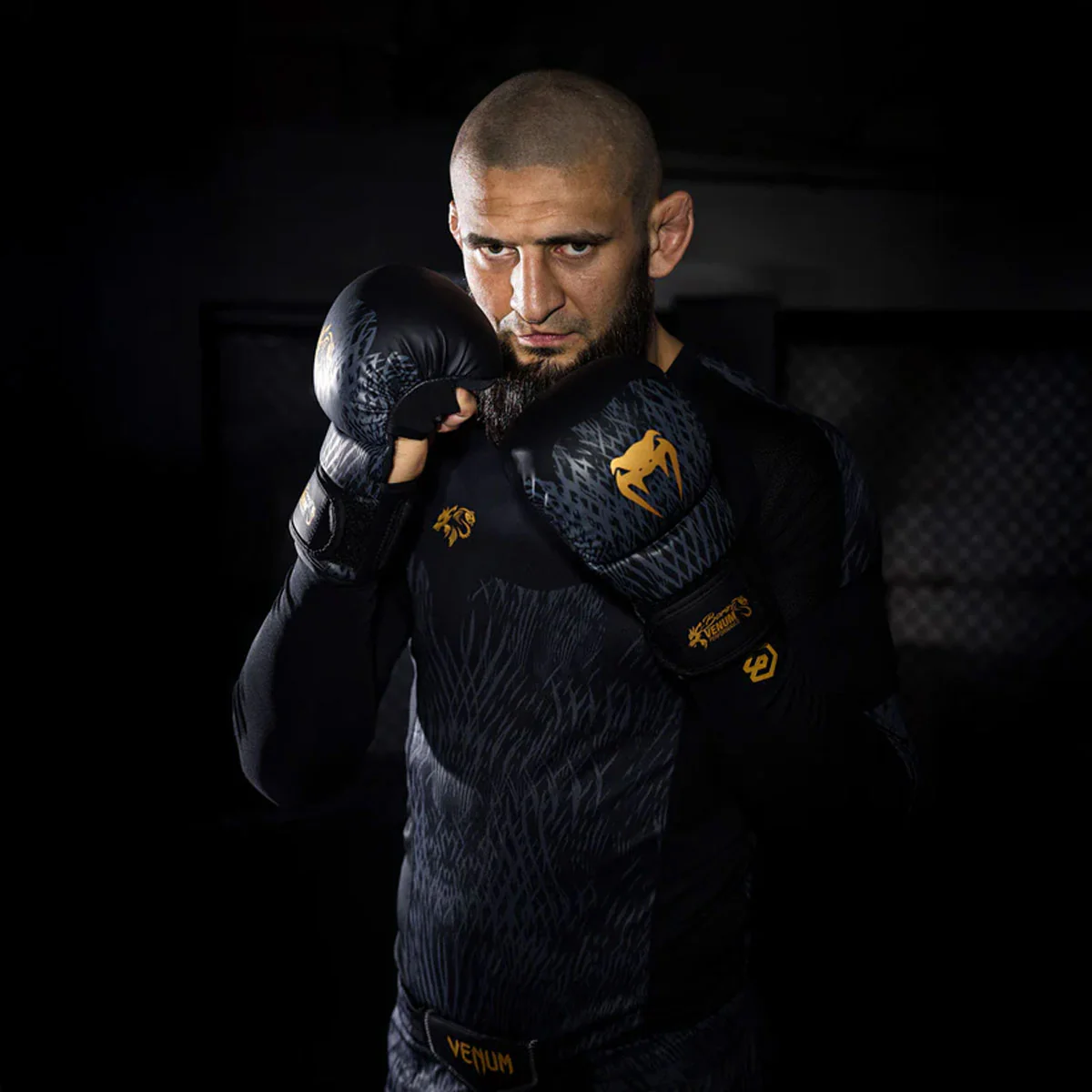 Rękawice MMA Venum x Chimaev Wild Borz Czarny  - Image 5