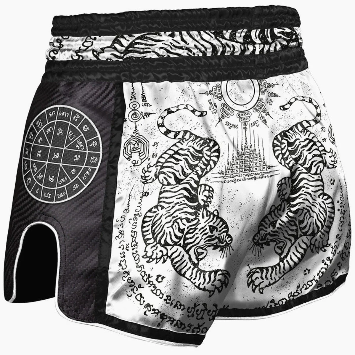 Spodenki kick-thai 8 Weapons Carbon Sak Yant Tigers  - Image 9