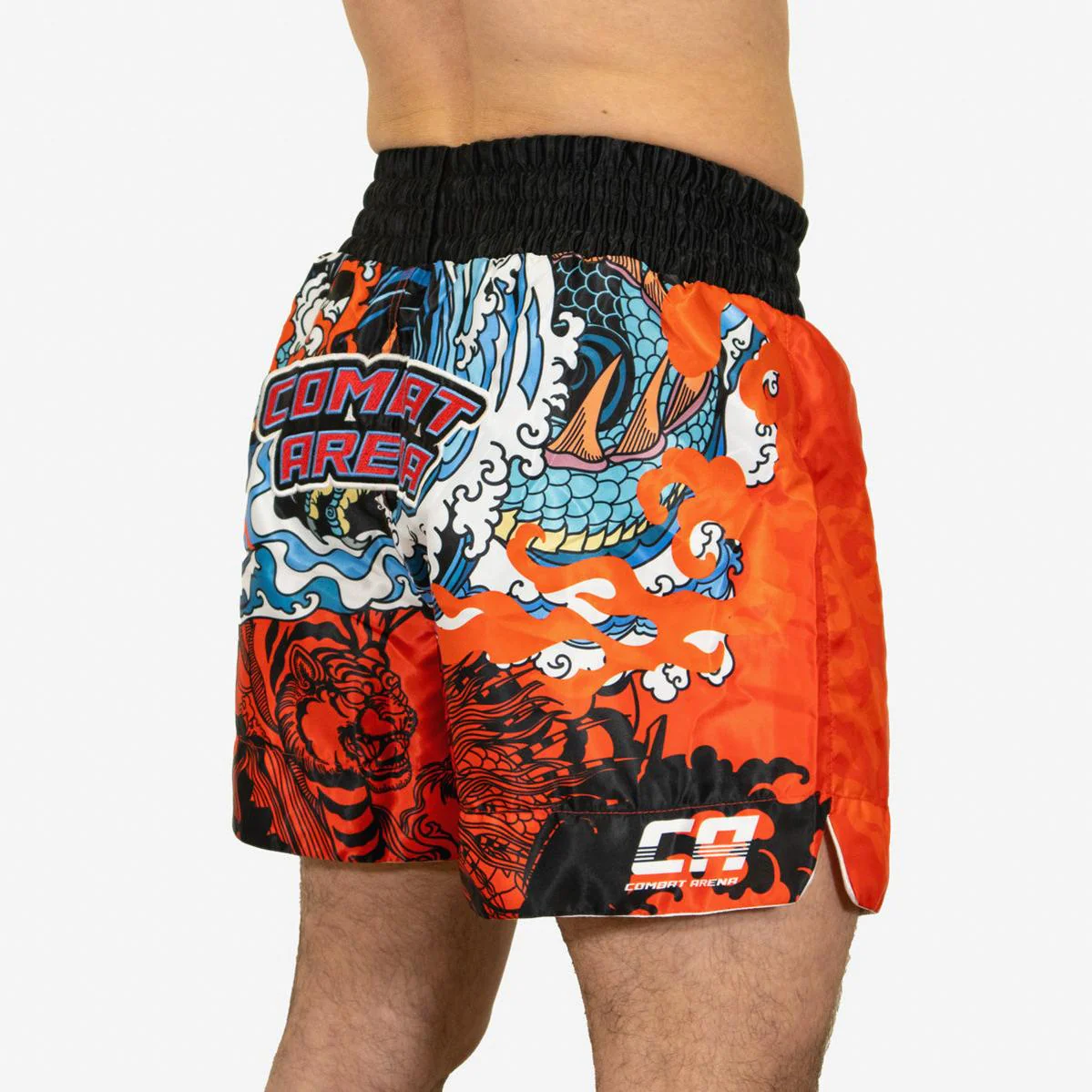 Szorty kick-thai Combat Arena Yin Yang Battle Czerwony  - Image 6