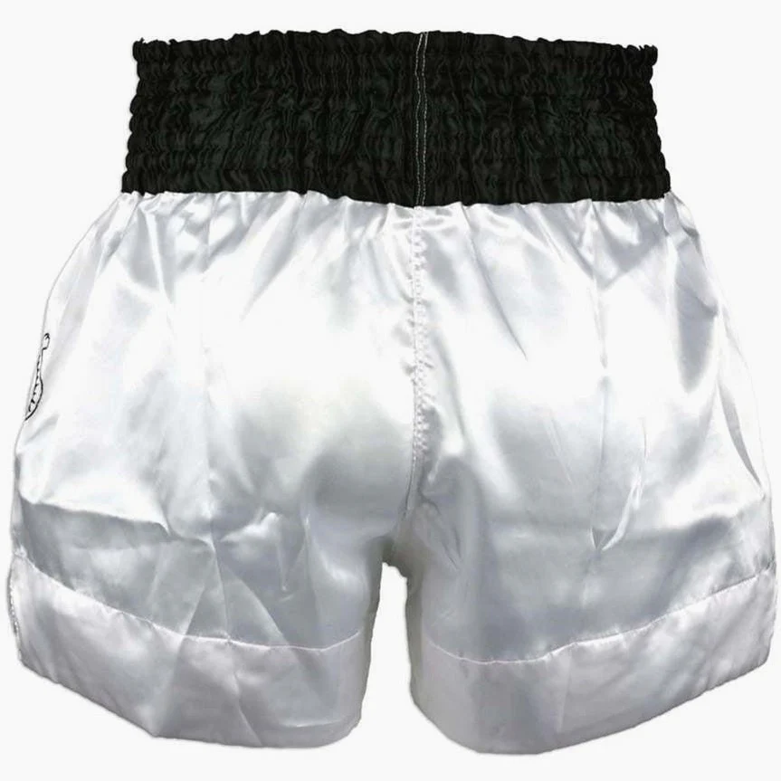 Spodenki kick-thai Fairtex BS0637 Thai Talisman Biały  - Image 4