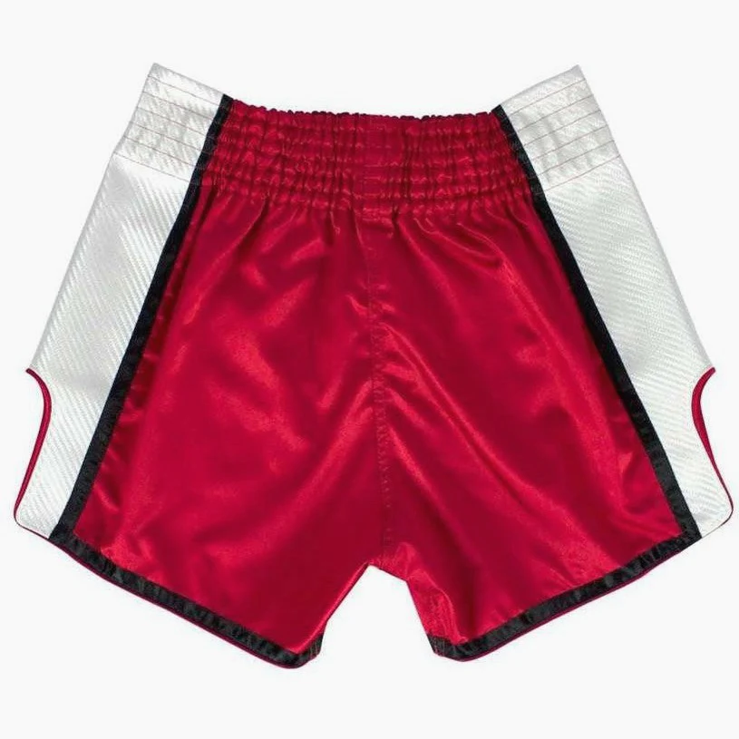 Spodenki kick-thai Fairtex BS1704 Czerwono-białe  - Image 4