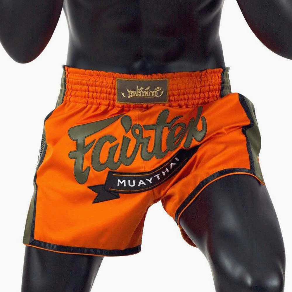 Szorty kick-thai Fairtex BS1705 Pomarańczowy  - Image 2
