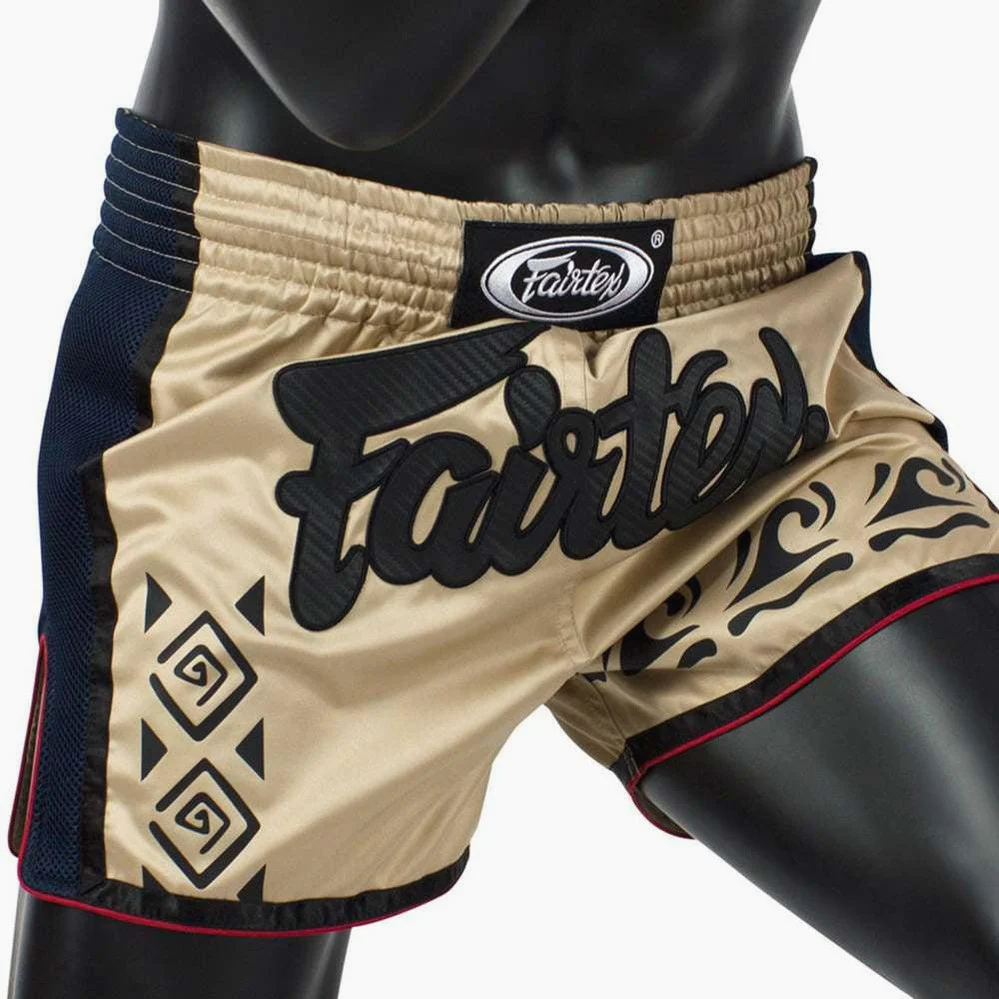 Szorty kick-thai Fairtex BS1713 Khaki  - Image 4
