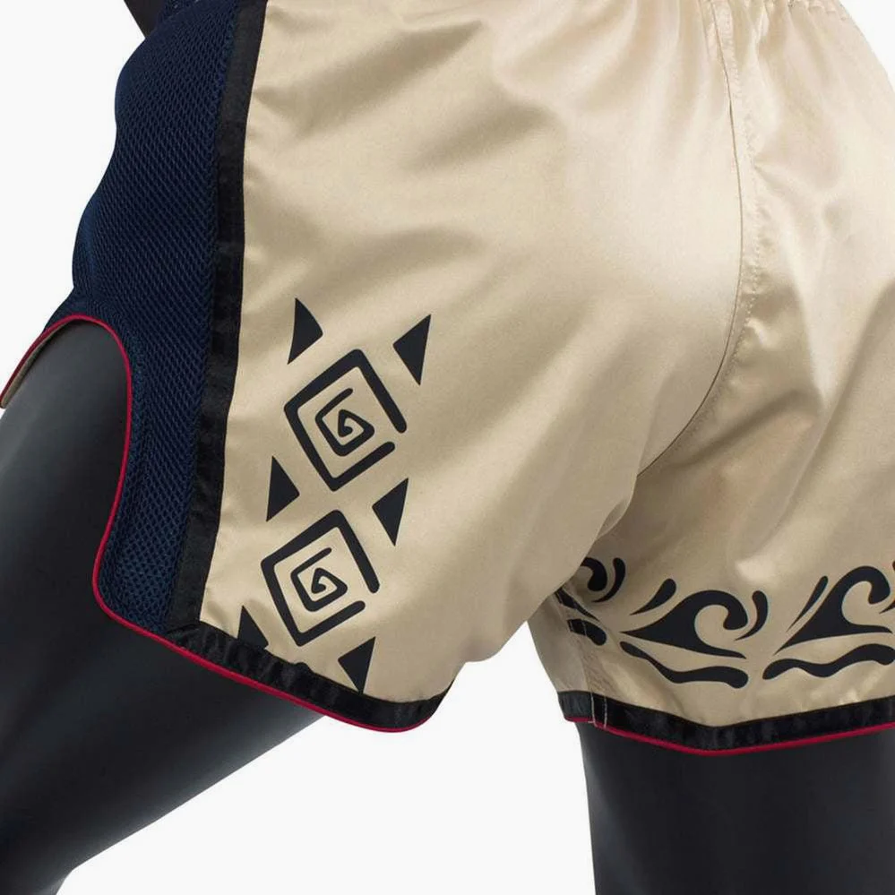 Szorty kick-thai Fairtex BS1713 Khaki  - Image 5