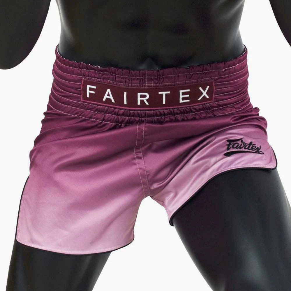 Spodenki kick-thai Fairtex BS1904 Fade Maroon  - Image 2
