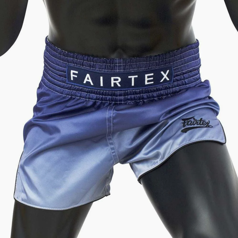 Szorty kick-tajskie Fairtex BS1905 Fade Niebieski  - Image 2