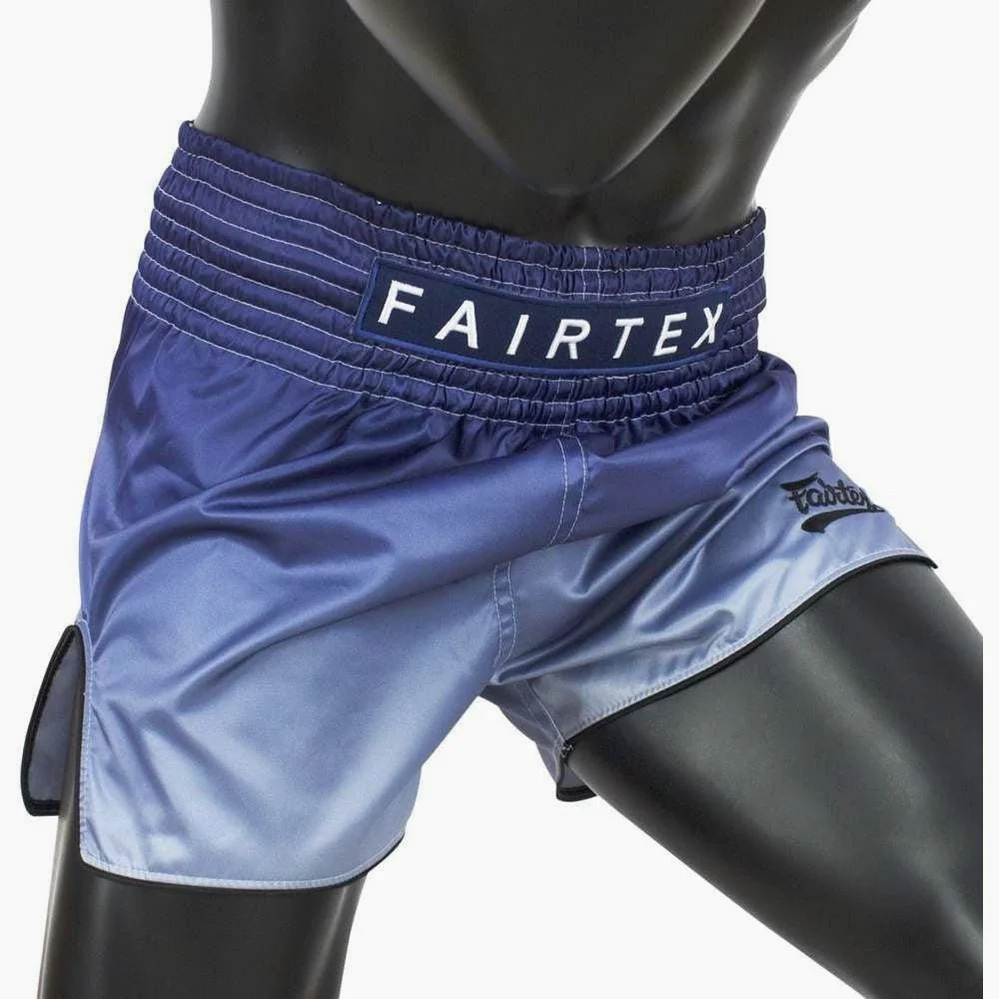 Szorty kick-tajskie Fairtex BS1905 Fade Niebieski  - Image 3