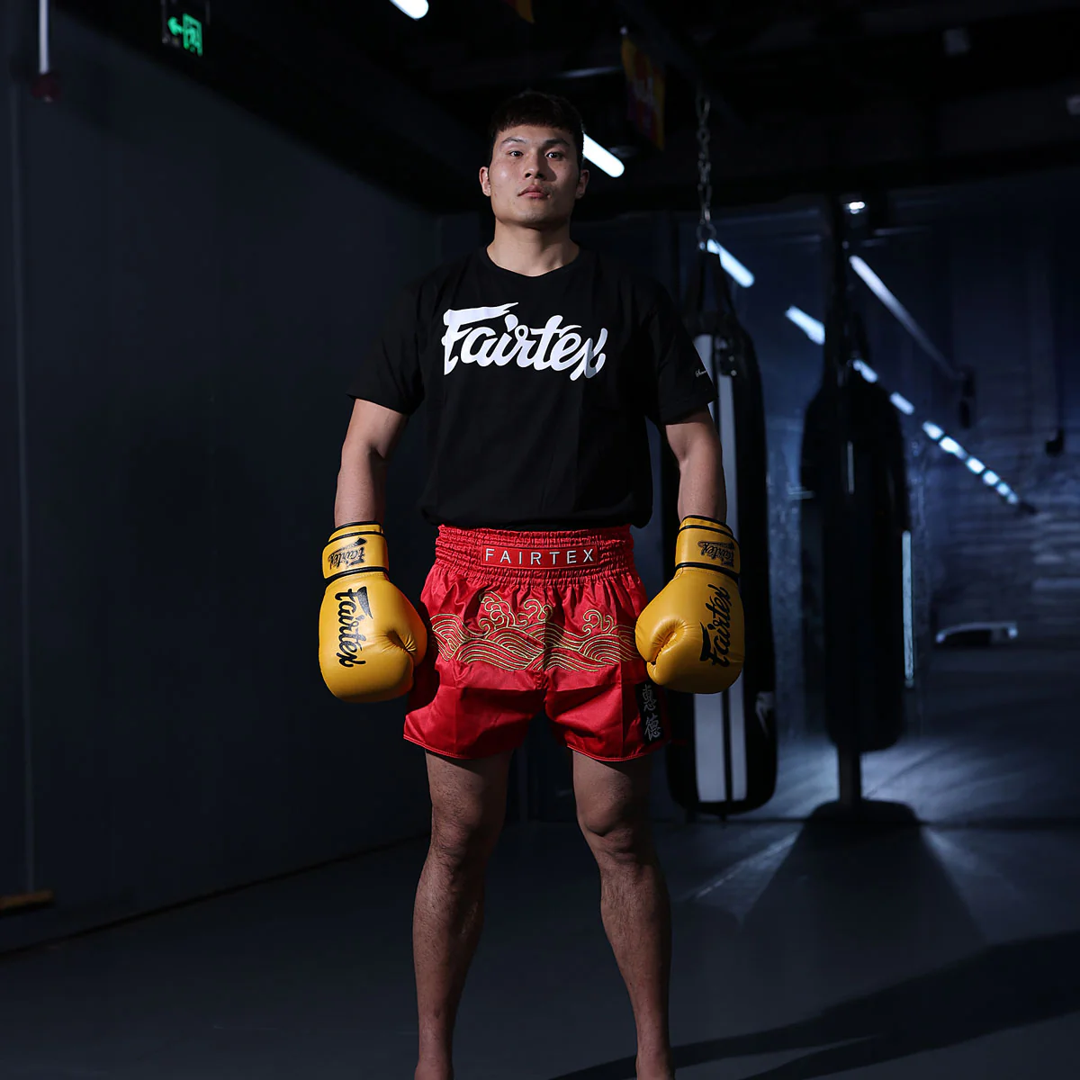 Spodenki kick-thai Fairtex BS1910 Złota Rzeka  - Image 5