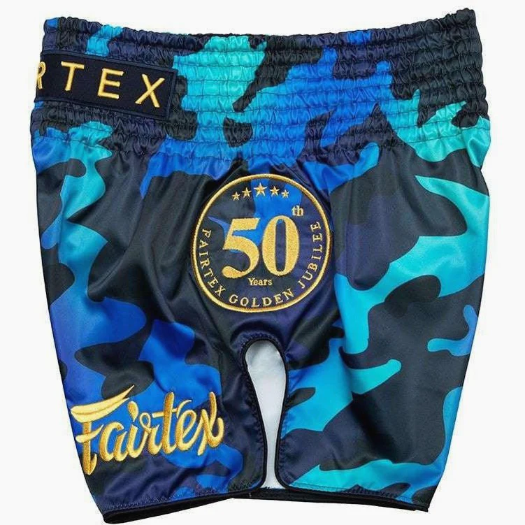 Szorty kick-thai Fairtex BS1916 Złoty Jubileuszowy Połysk  - Image 3