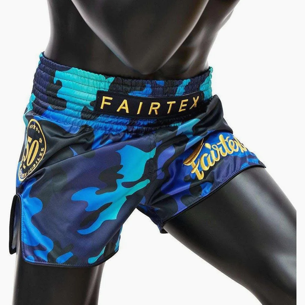 Szorty kick-thai Fairtex BS1916 Złoty Jubileuszowy Połysk  - Image 5