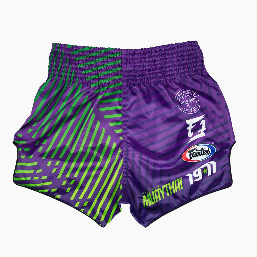 Spodenki Kick-Thai Fairtex BS1922 Racer Fioletowy  - Image 2