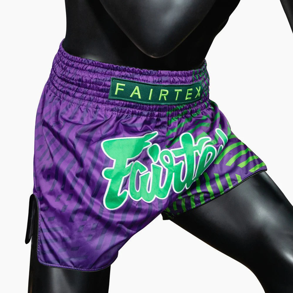 Spodenki Kick-Thai Fairtex BS1922 Racer Fioletowy  - Image 5