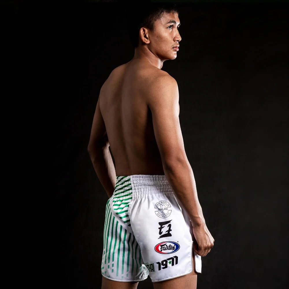 Spodenki Kick-Thai Fairtex BS1923 Racer Biały  - Image 4