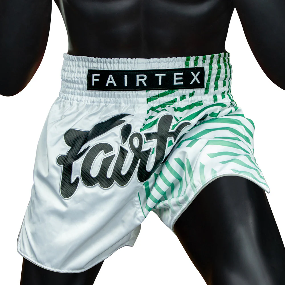 Spodenki Kick-Thai Fairtex BS1923 Racer Biały  - Image 6