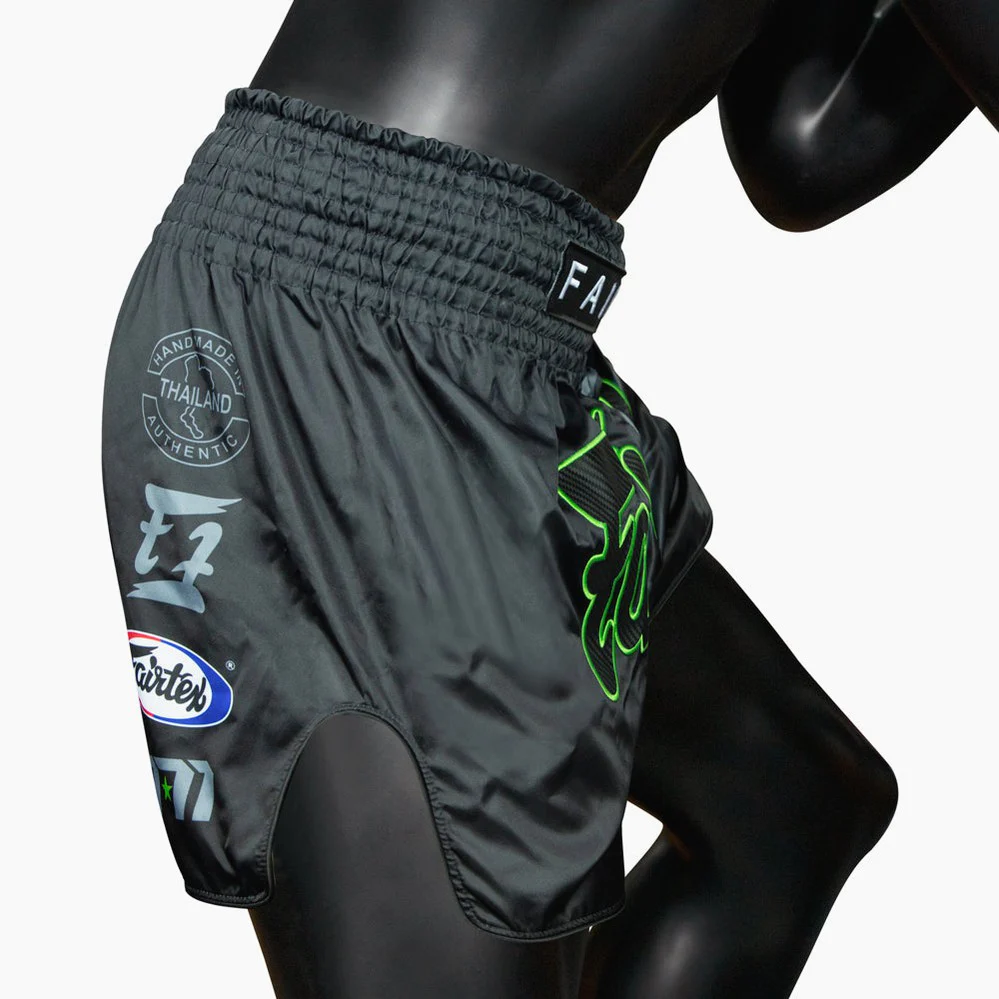 Szorty Kick-Thai Fairtex BS1924 Racer Czarny  - Image 7