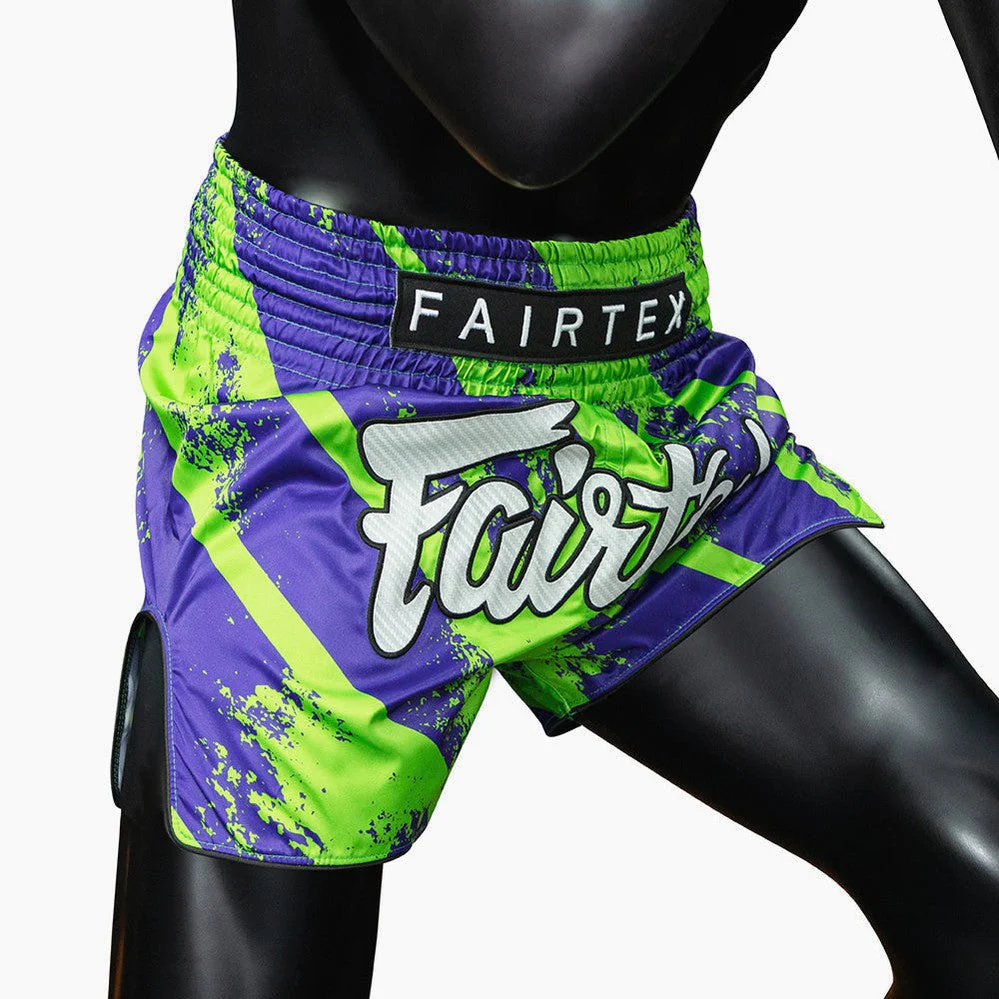 Szorty kick-thai Fairtex BS1928 Street King Zielony  - Image 5
