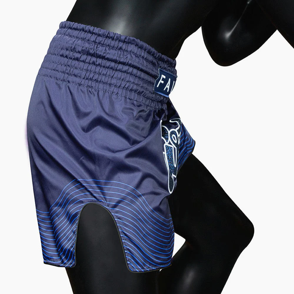 Spodenki kick-thai Fairtex BS1930 Blue Ocean  - Image 6