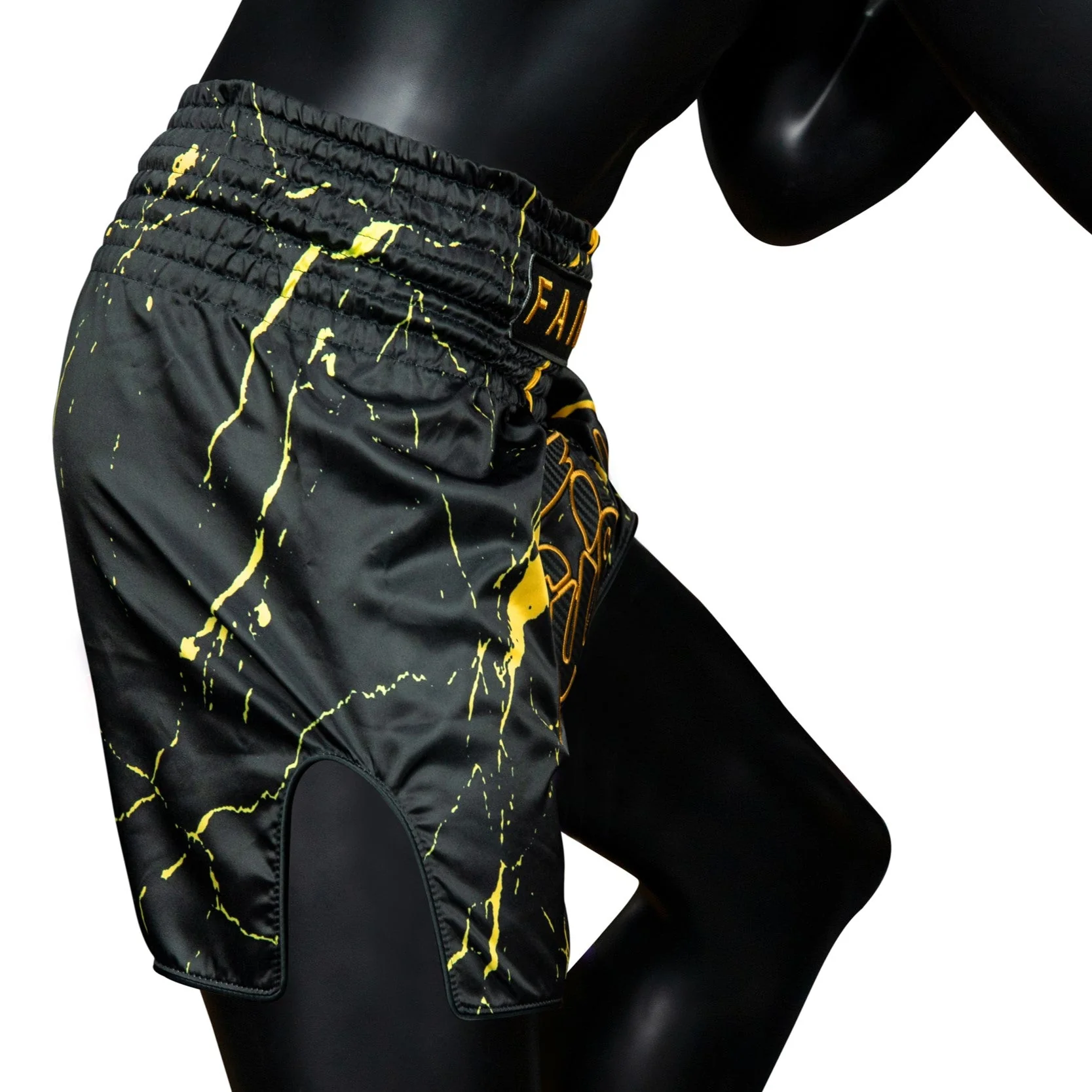 Spodenki kick-tajskie Fairtex BS1947 Black Marble  - Image 4