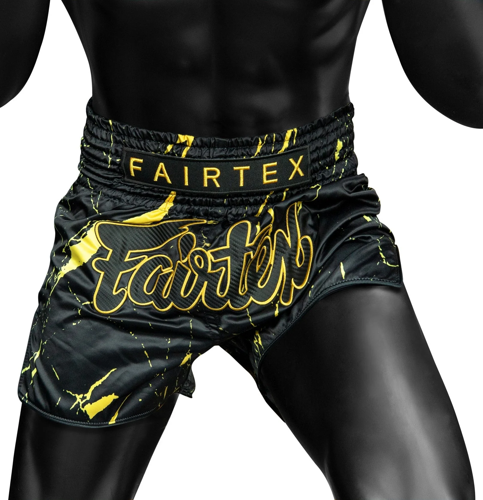 Spodenki kick-tajskie Fairtex BS1947 Black Marble  - Image 5