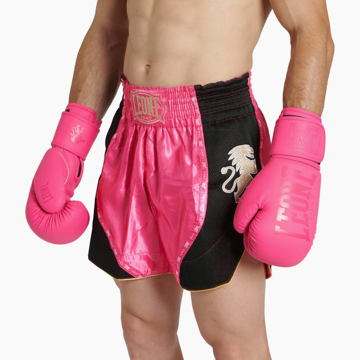 Szorty kick-thai Leone Classic AB881 Różowe  - Image 7