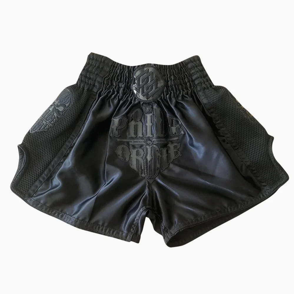 Spodenki kick-thai Pride or Die Reckless Full Black  - Image 2