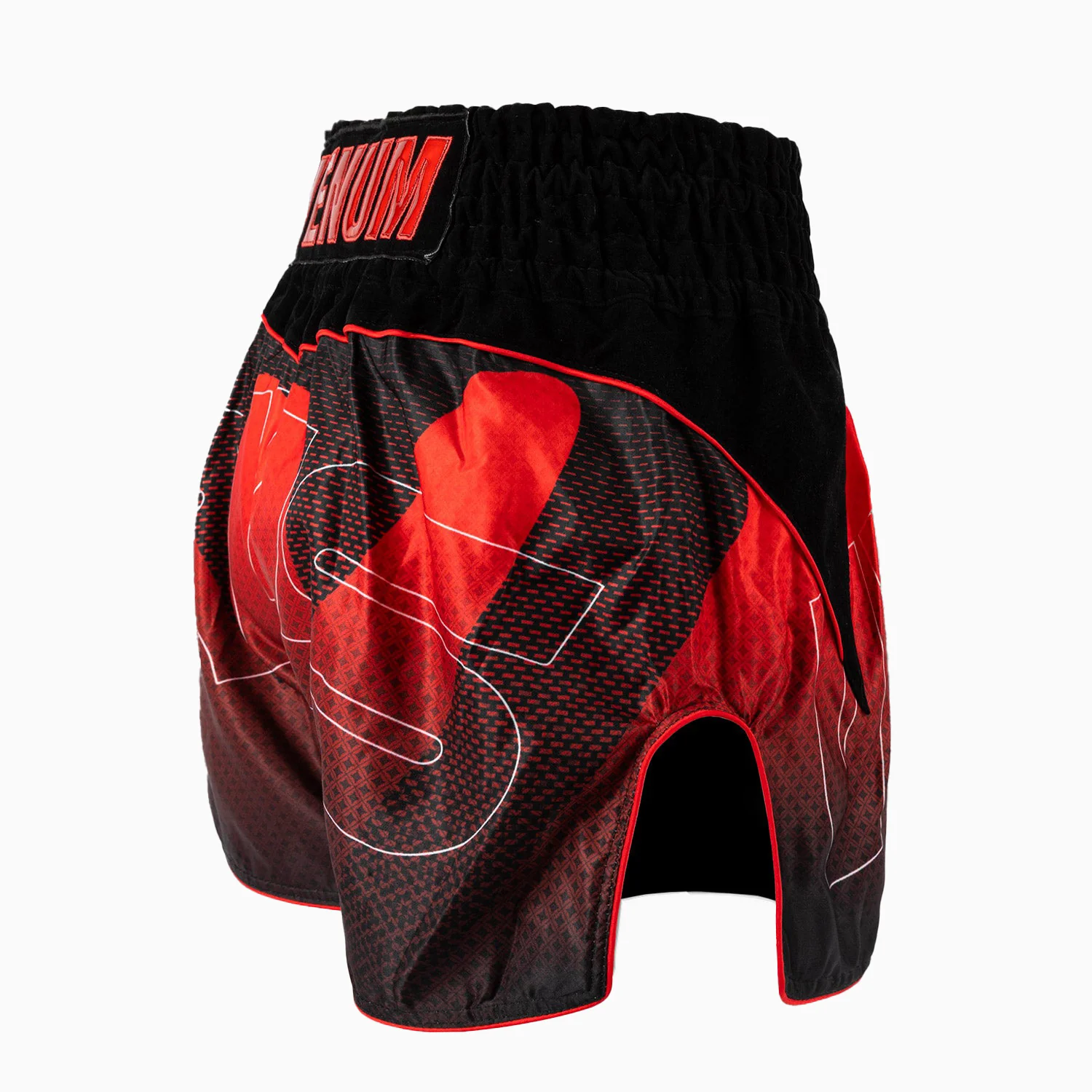 Spodenki kick-thai RWS x Venum 2.0 Czarno-czerwone  - Image 4