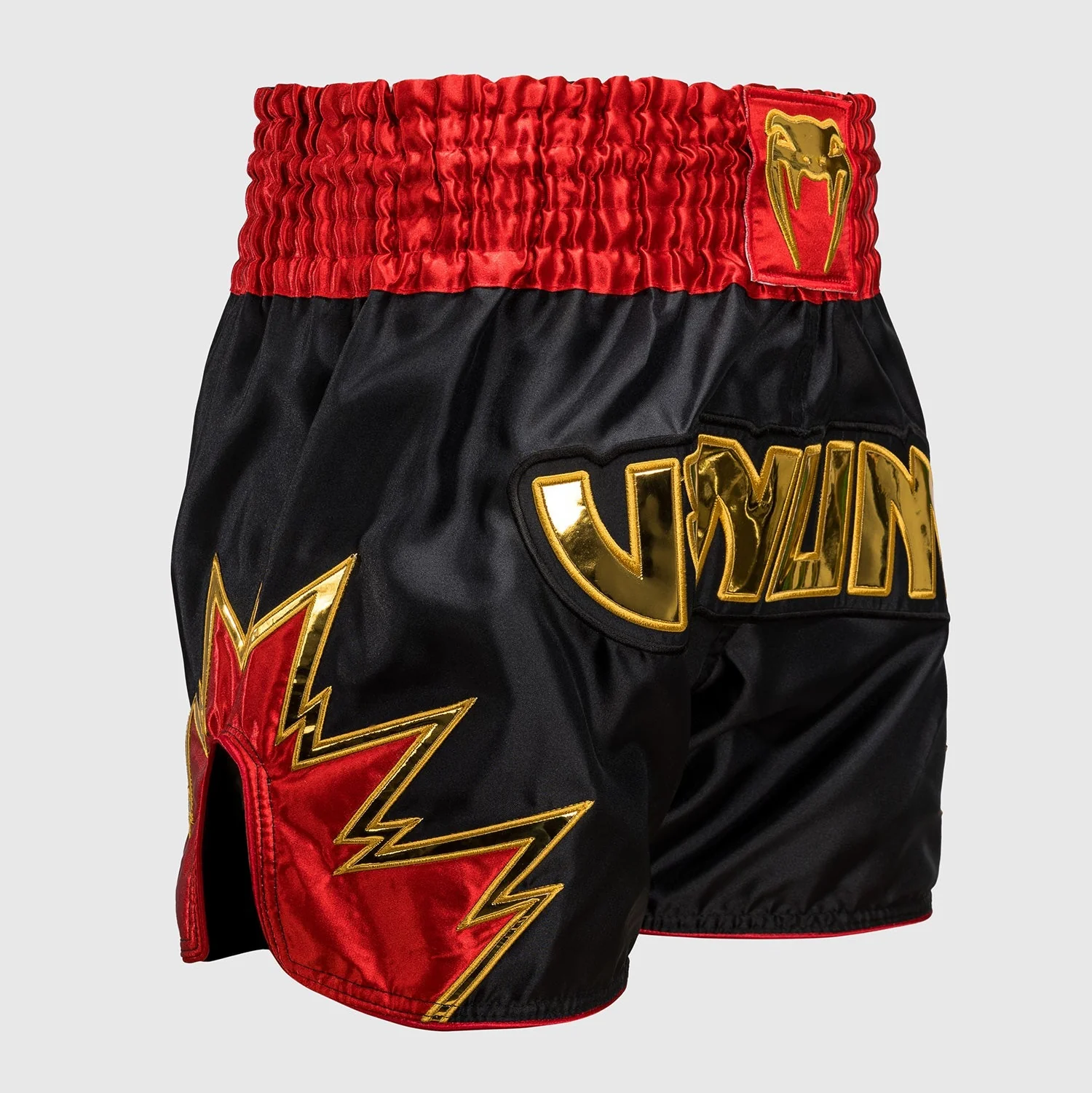 Spodenki kick-thai Venum Piekło Czarny-złoty-czerwony  - Image 2