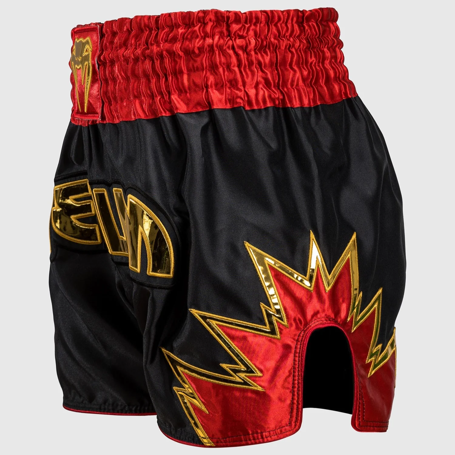 Spodenki kick-thai Venum Piekło Czarny-złoty-czerwony  - Image 3