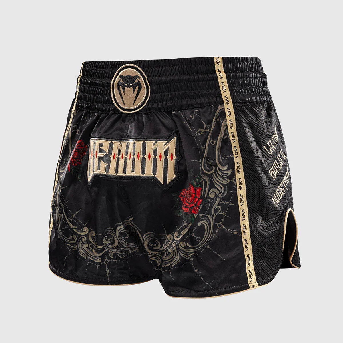 Spodenki kick-thai Venum Santa Muerte 5.0 Czarny-Złoty  - Image 2
