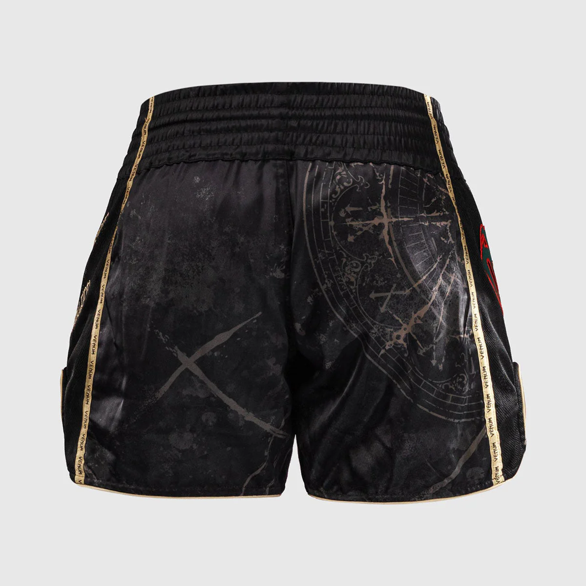 Spodenki kick-thai Venum Santa Muerte 5.0 Czarny-Złoty  - Image 3