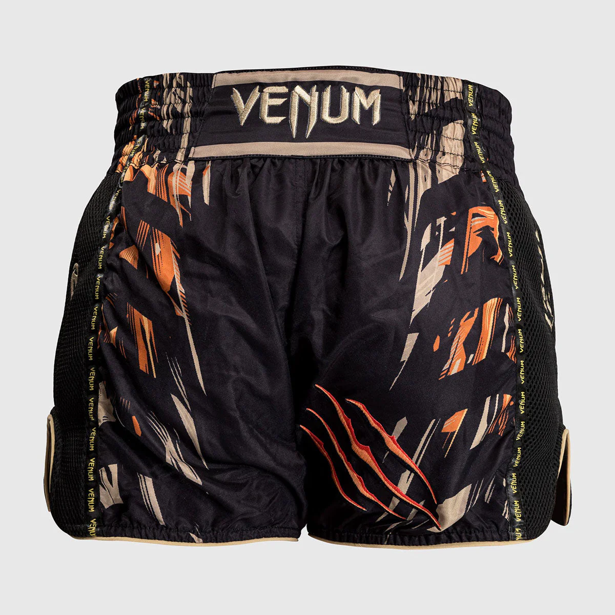 Spodenki kick-thai Venum Tygrys Czarny Pomarańczowy  - Image 2