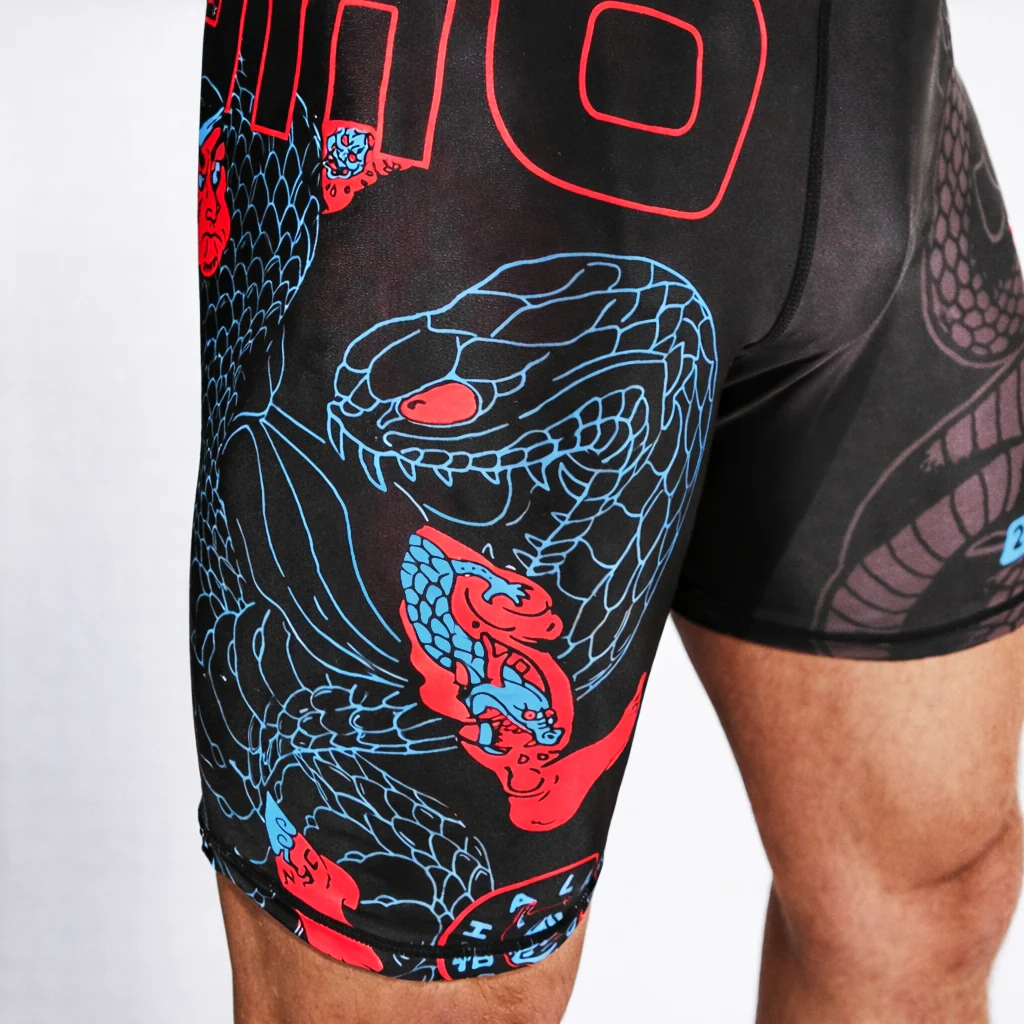 Szorty kompresyjne Half Sumo Black Mamba Neon  - Image 2