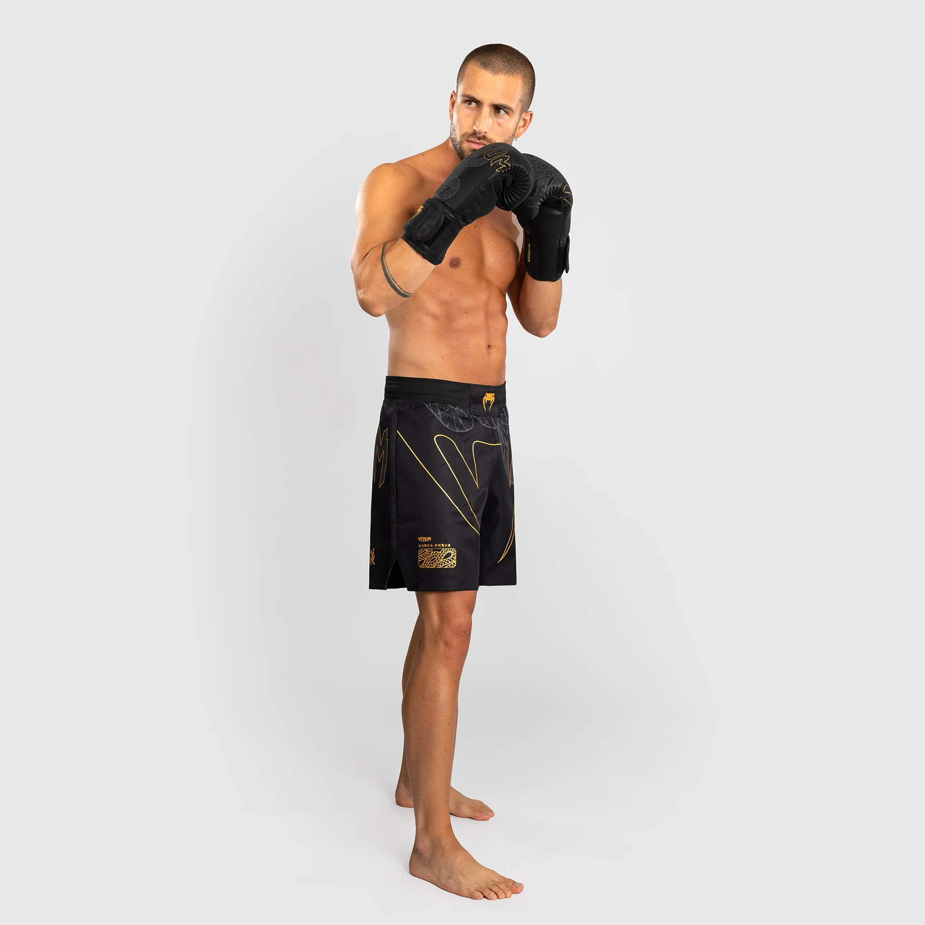 Spodenki MMA Venum Serpenti Czarny  - Image 7