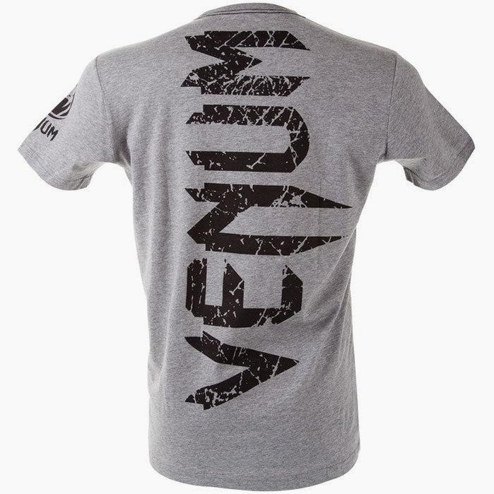 T-Shirt w Bawełna Venum Giant Szaro-Czarny  - Image 3