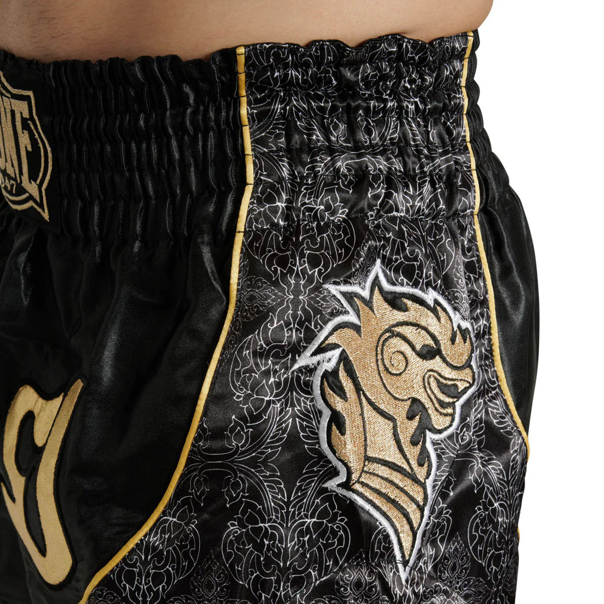 Szorty kick-thai Leone Elite AB879 czarny  - Image 4