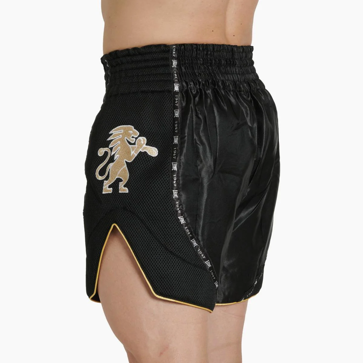 Spodenki kick-thai Leone Classic AB881 Czarny  - Image 3