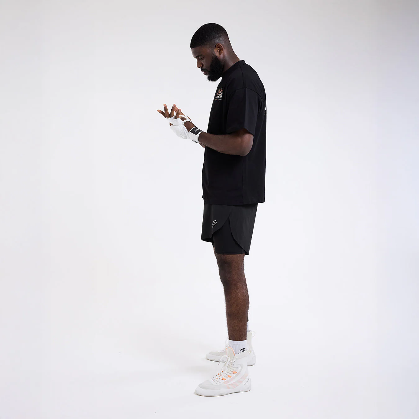 T-shirt Boxraw Hook Right Goodnight Oversize Czarny  - Image 2