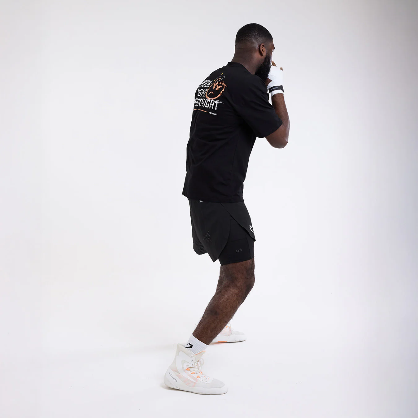 T-shirt Boxraw Hook Right Goodnight Oversize Czarny  - Image 3