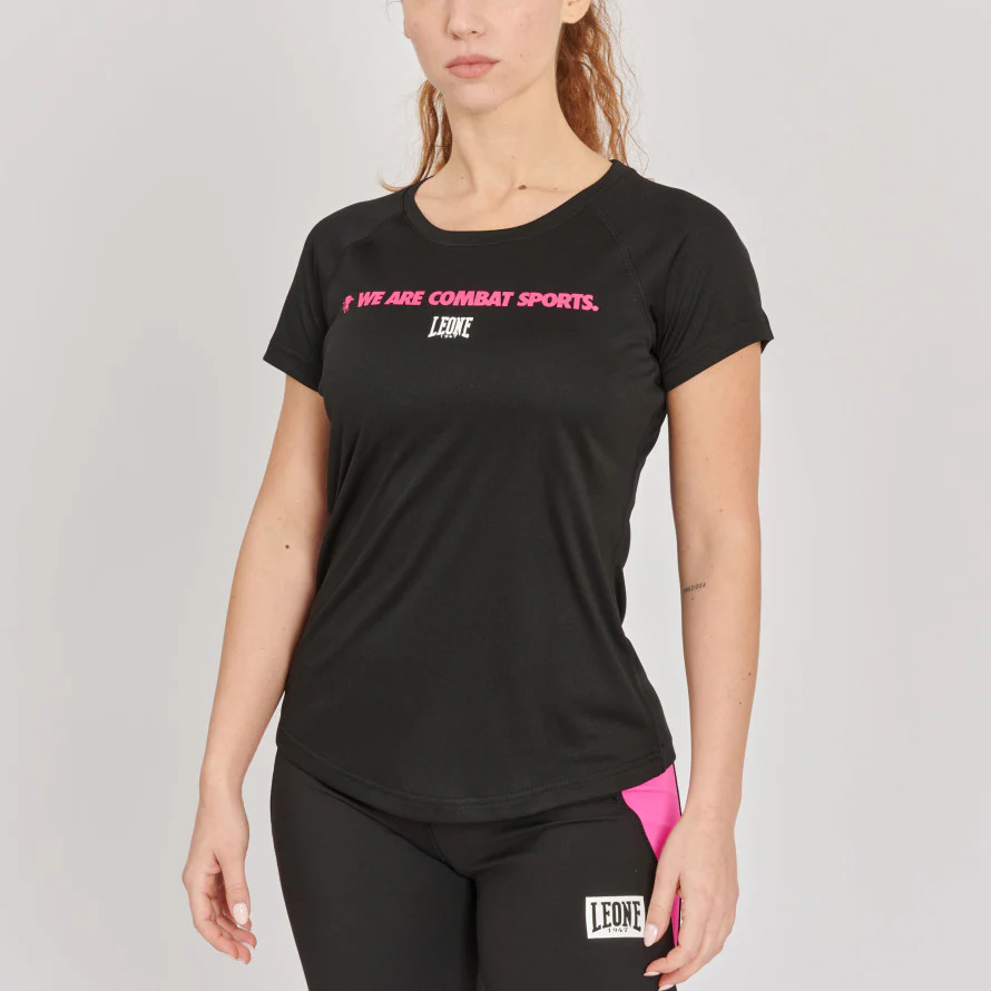 T-shirt Kobieta Leone Logo Wacs ABX144  - Image 2