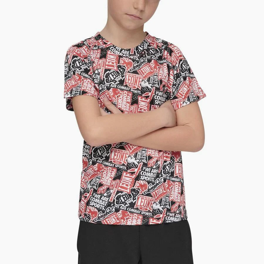 T-shirt Dziecko Leone Naszywka ABJ16  - Image 3