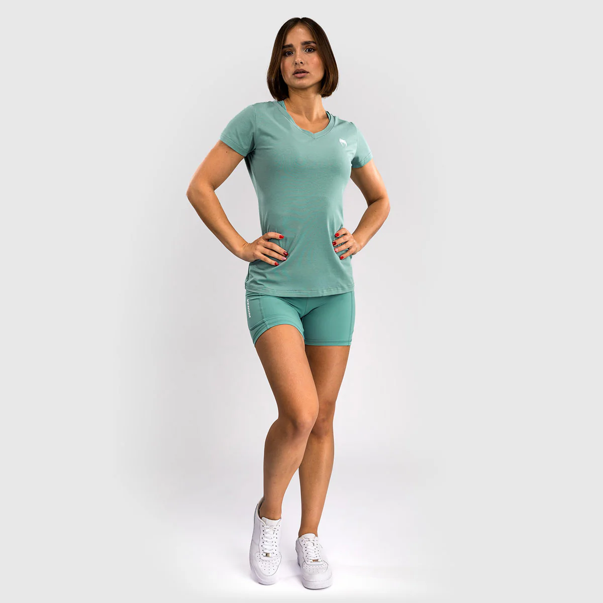 T-shirt Kobieta Venum Essential Zielona woda  - Image 4