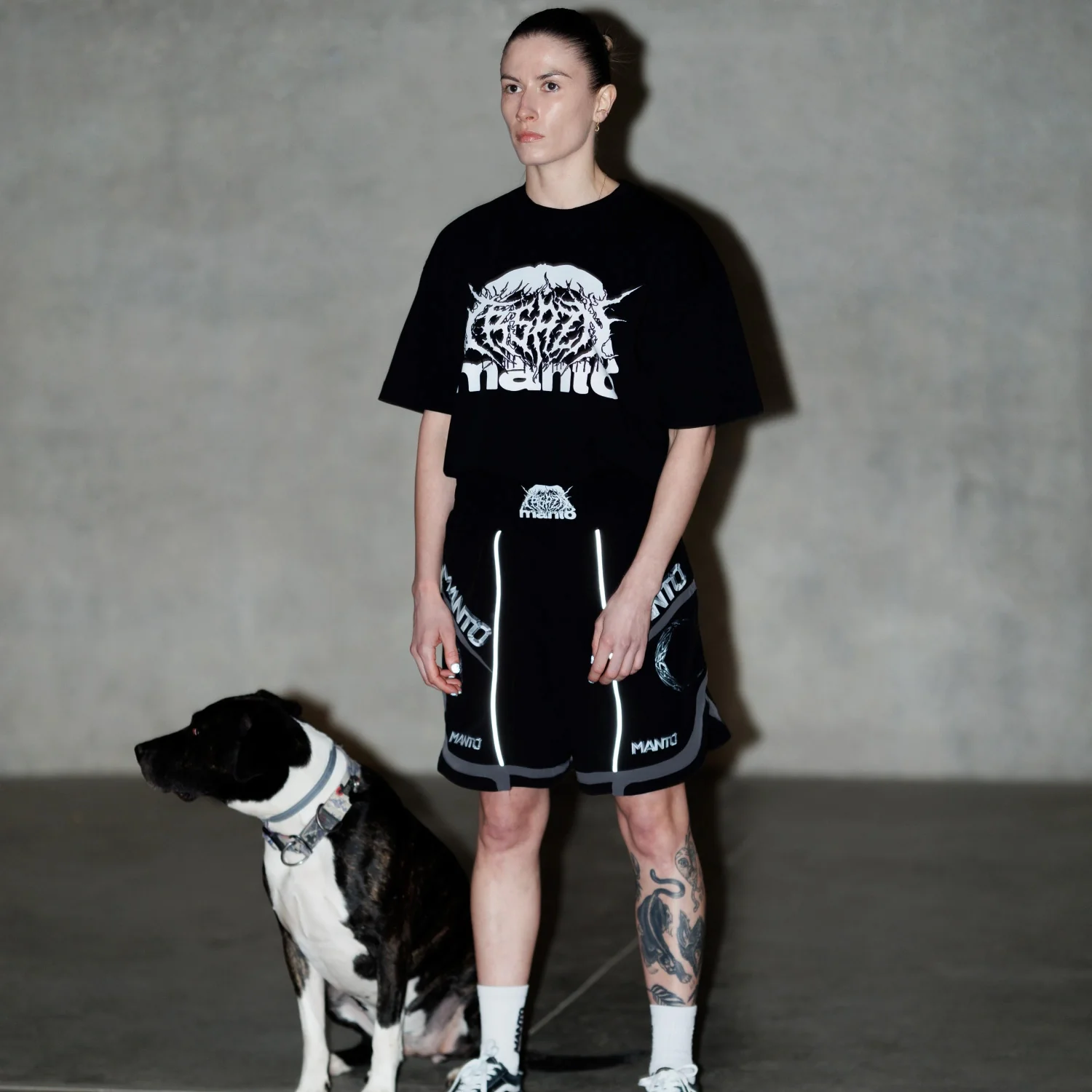 T-shirt oversize Manto Treasure Zone Czarna  - Image 7
