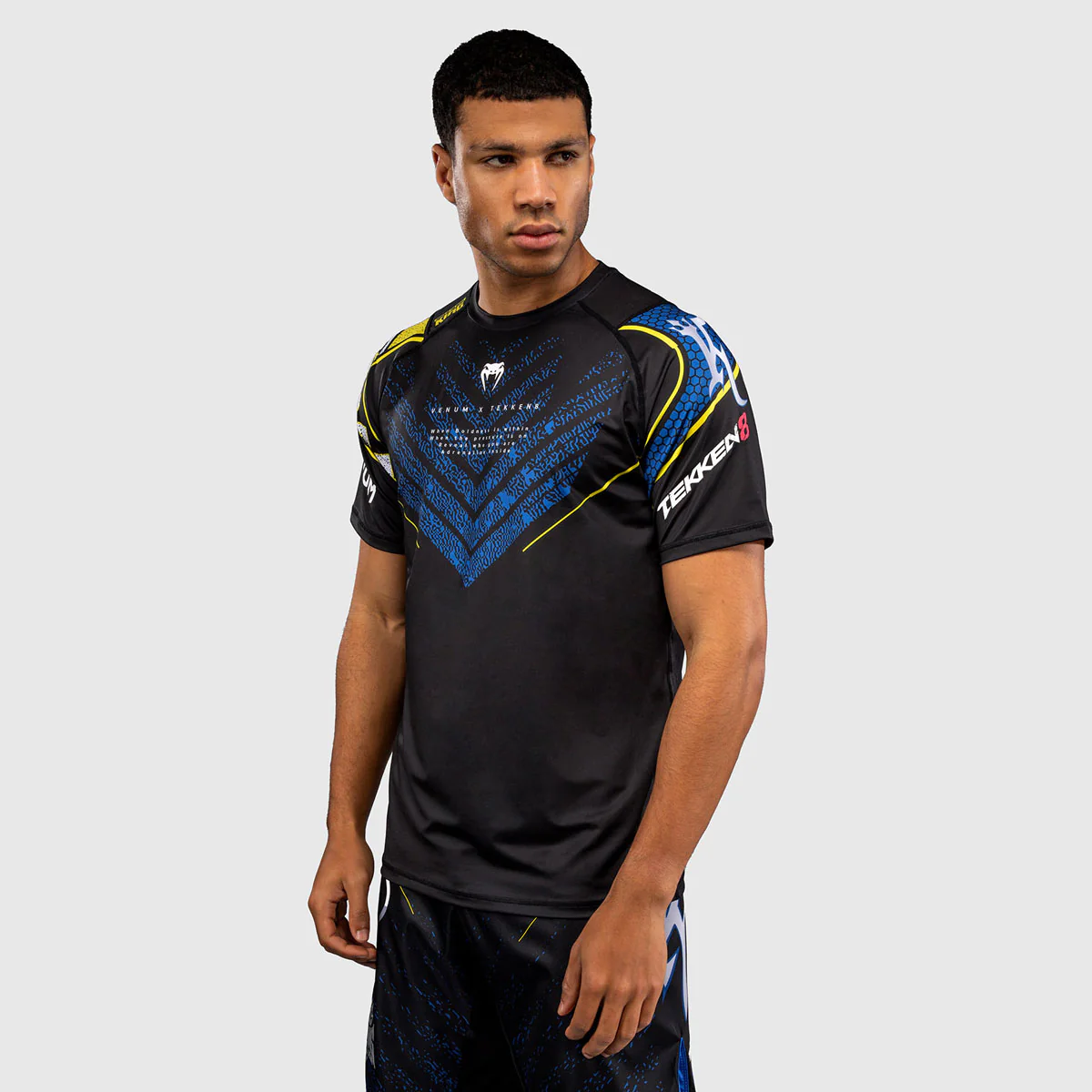 T-shirt Venum Dry Tech Tekken 8 King Czarny-żółty  - Image 2