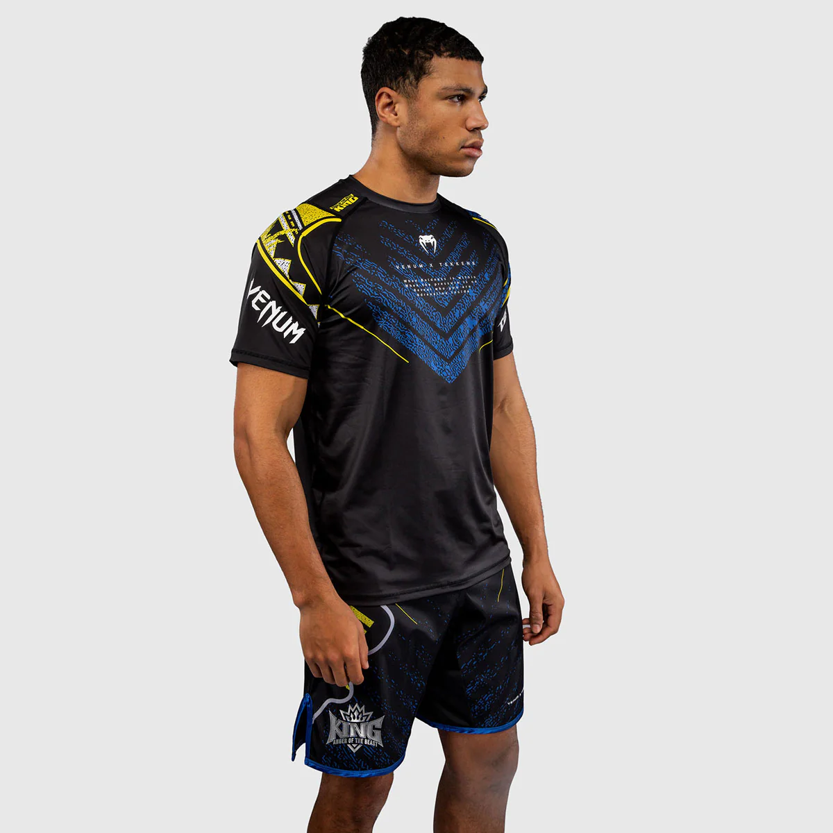 T-shirt Venum Dry Tech Tekken 8 King Czarny-żółty  - Image 3