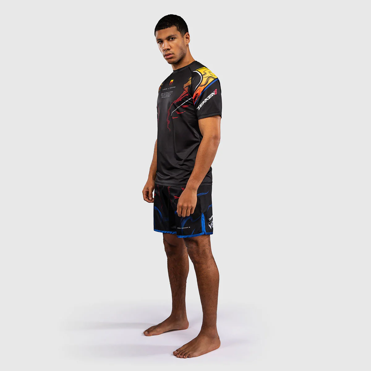 T-shirt Venum Dry Tech Tekken 8 Yoshimitsu Czarny-pomarańczowy  - Image 7