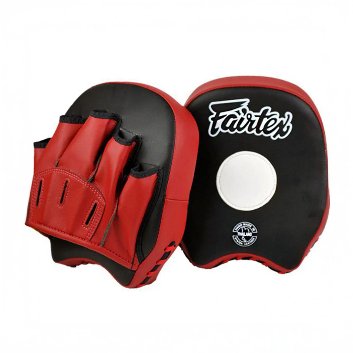Tarcze Bokserskie Łapy Fairtex Krótkie FMV14 Czarny-czerwony  - Image 2