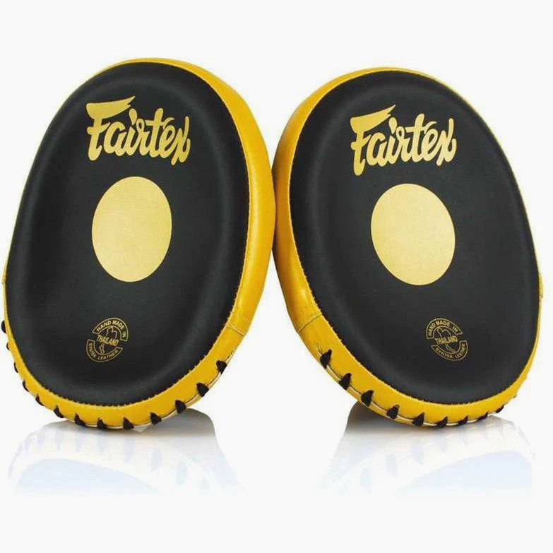 Tarcze Bokserskie Łapy Fairtex Speed & Dokładność FMV15 Czarny-złoty  - Image 2